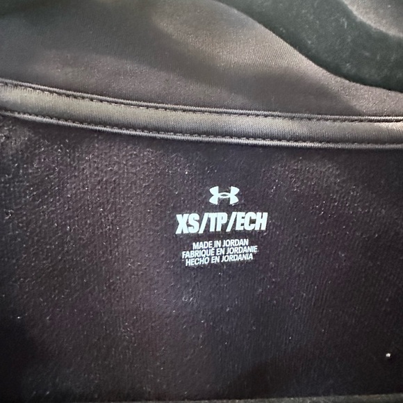 Under Armour Gray Fitted Zippered Long Sleeve Sweater - Picture 6 of 6